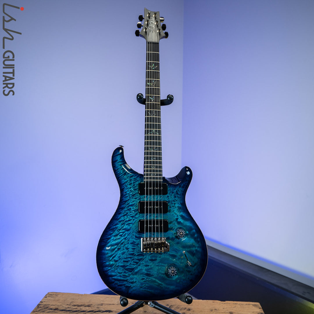 PRS Wood Library Custom 22 Soapbar River Blue Burst