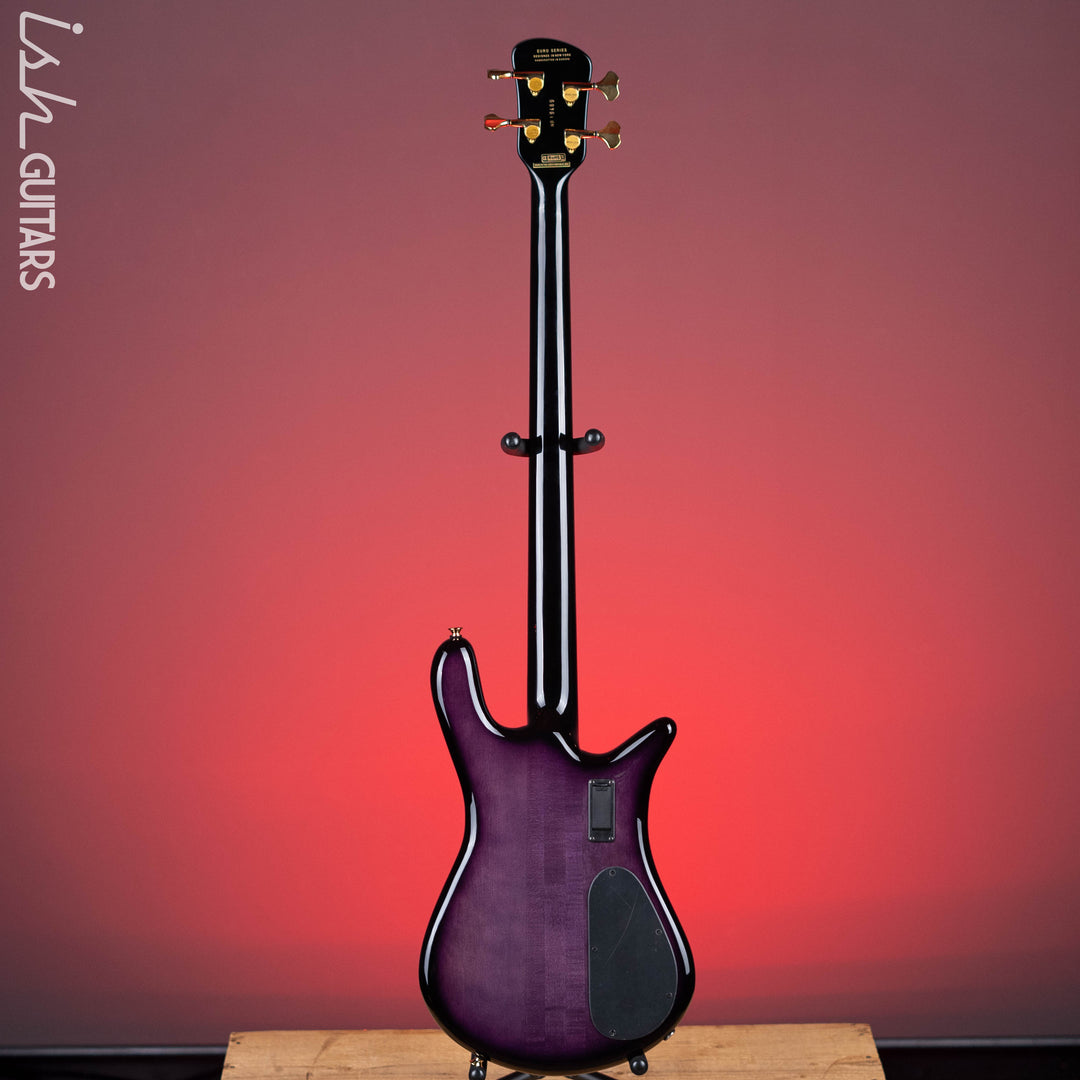 Spector Euro4 LT 4-String Bass Left Handed Violet Fade Gloss - Demo