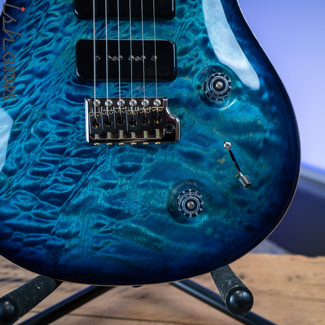 PRS Wood Library Custom 22 Soapbar River Blue Burst