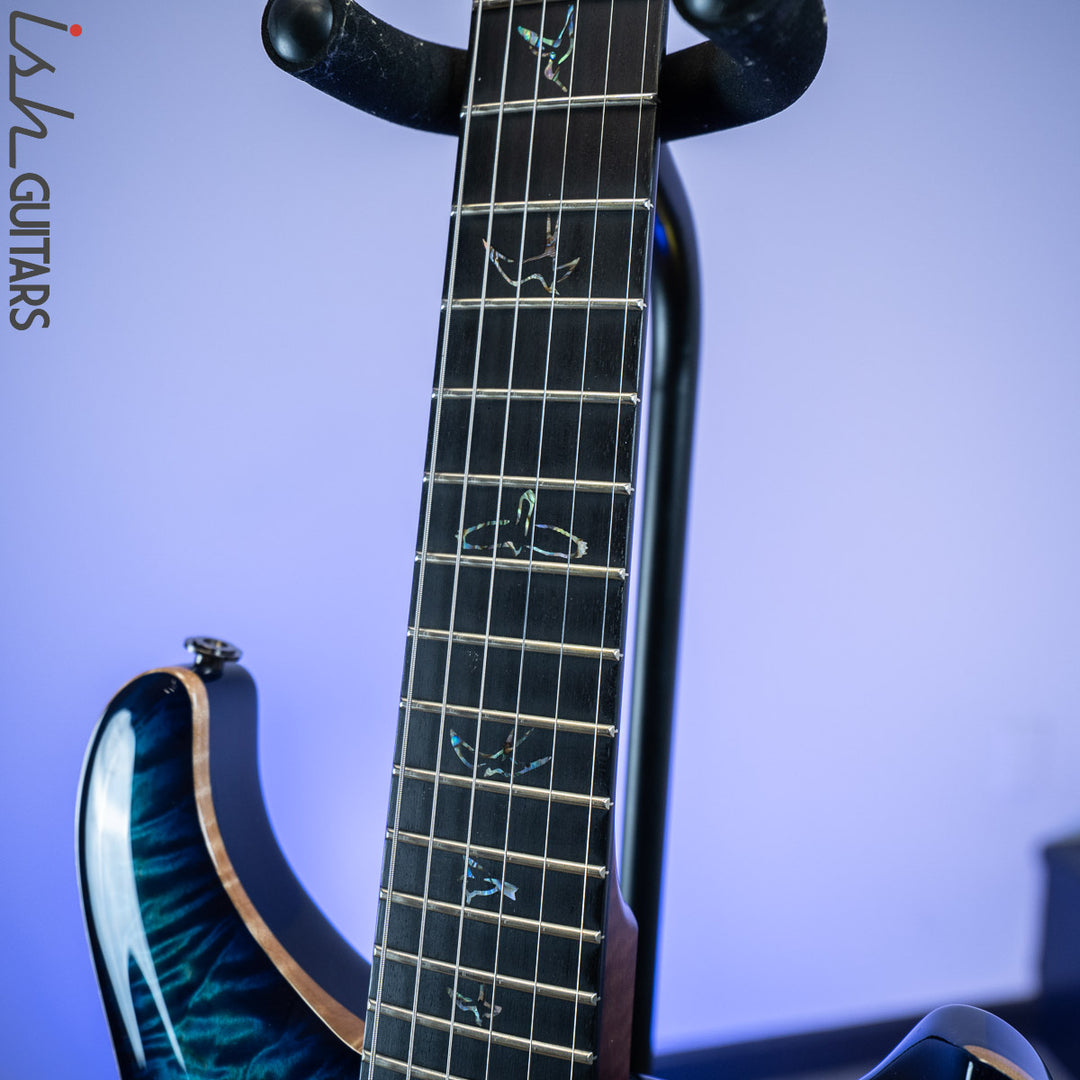 PRS Wood Library Custom 22 Soapbar River Blue Burst
