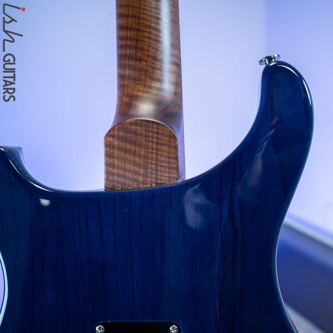 PRS Wood Library Custom 22 Soapbar River Blue Burst