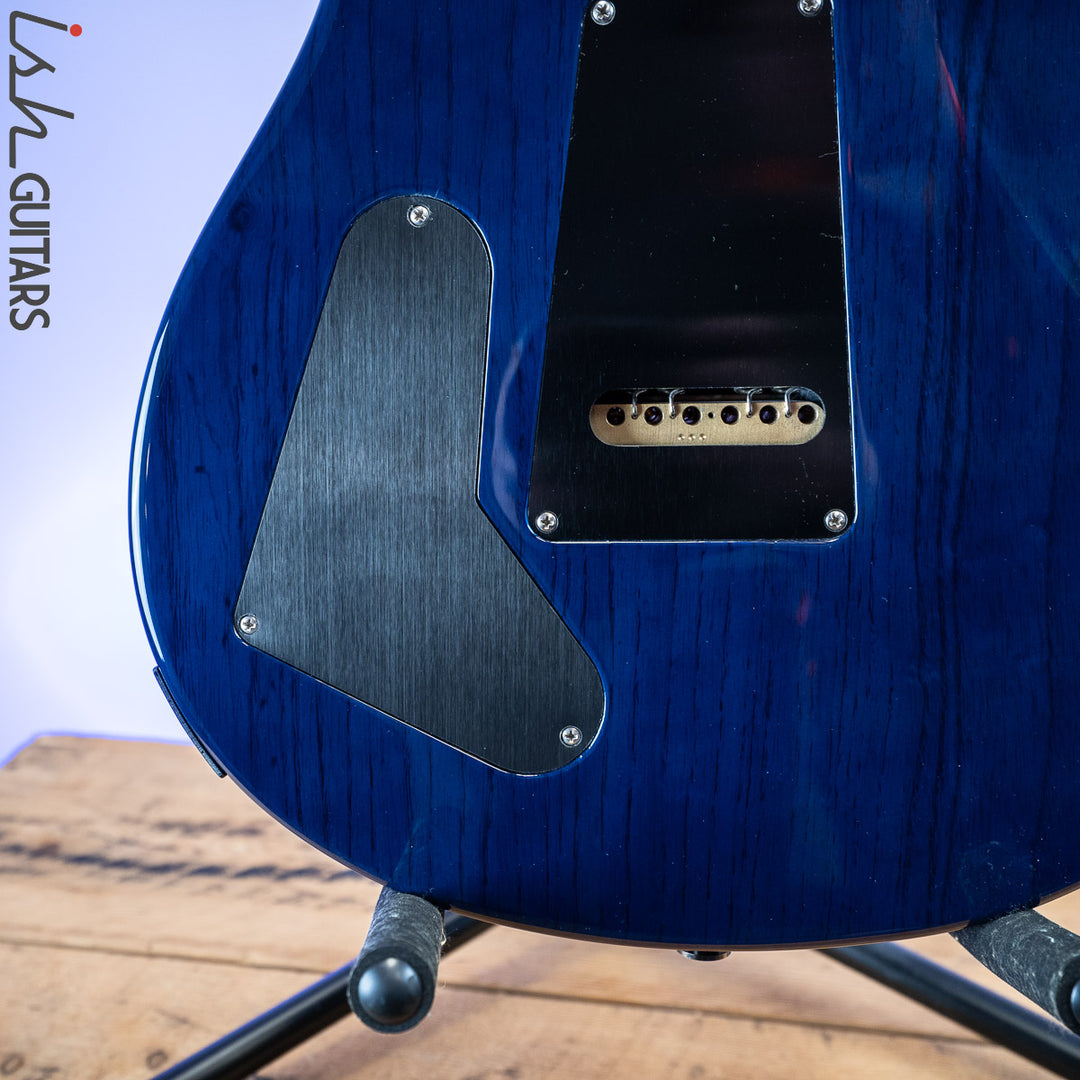 PRS Wood Library Custom 22 Soapbar River Blue Burst