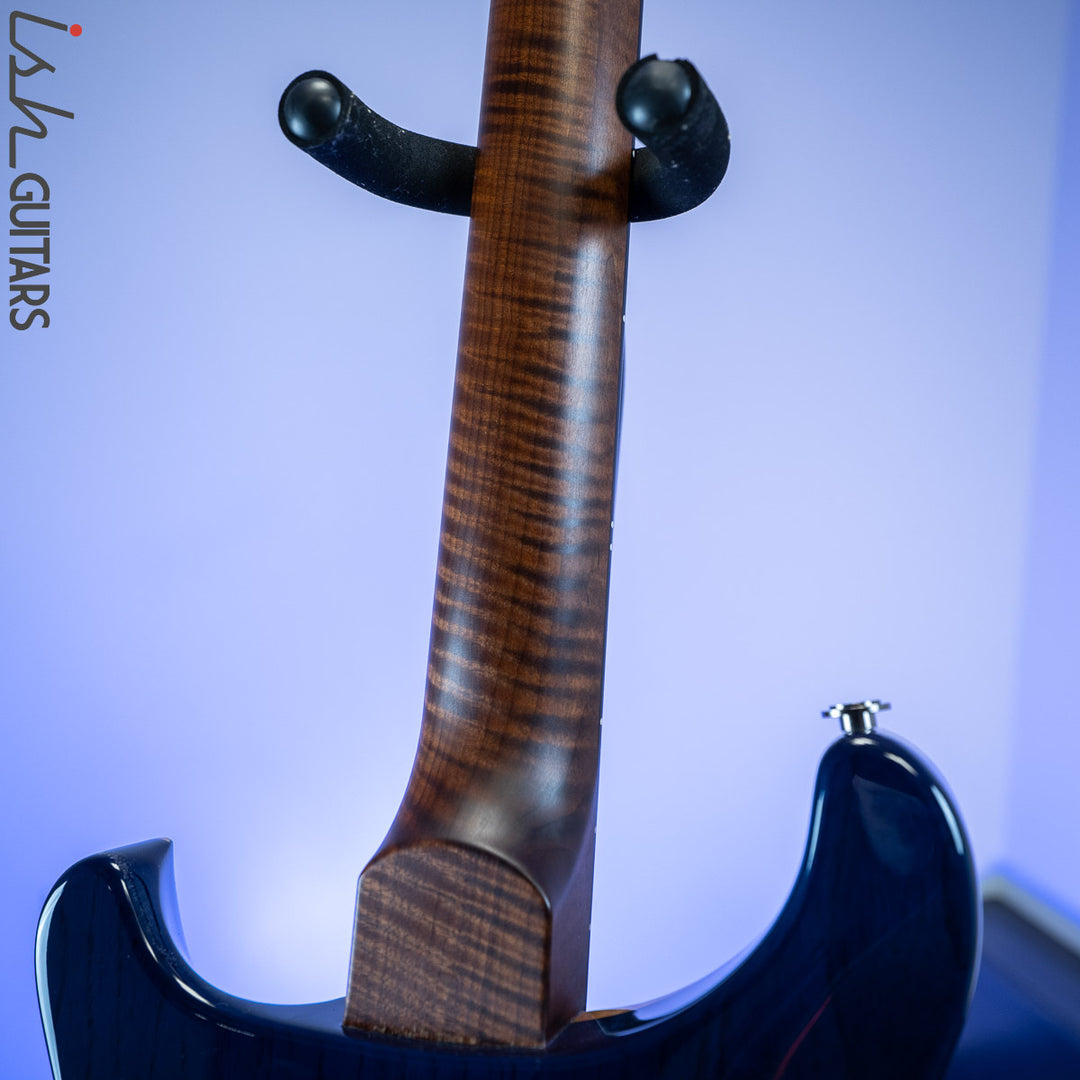 PRS Wood Library Custom 22 Soapbar River Blue Burst