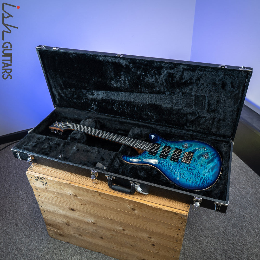 PRS Wood Library Custom 22 Soapbar River Blue Burst