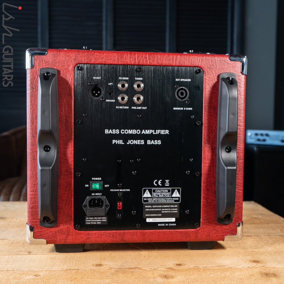 Phil Jones Bass Suitcase Compact BG-400 Combo Amp Red