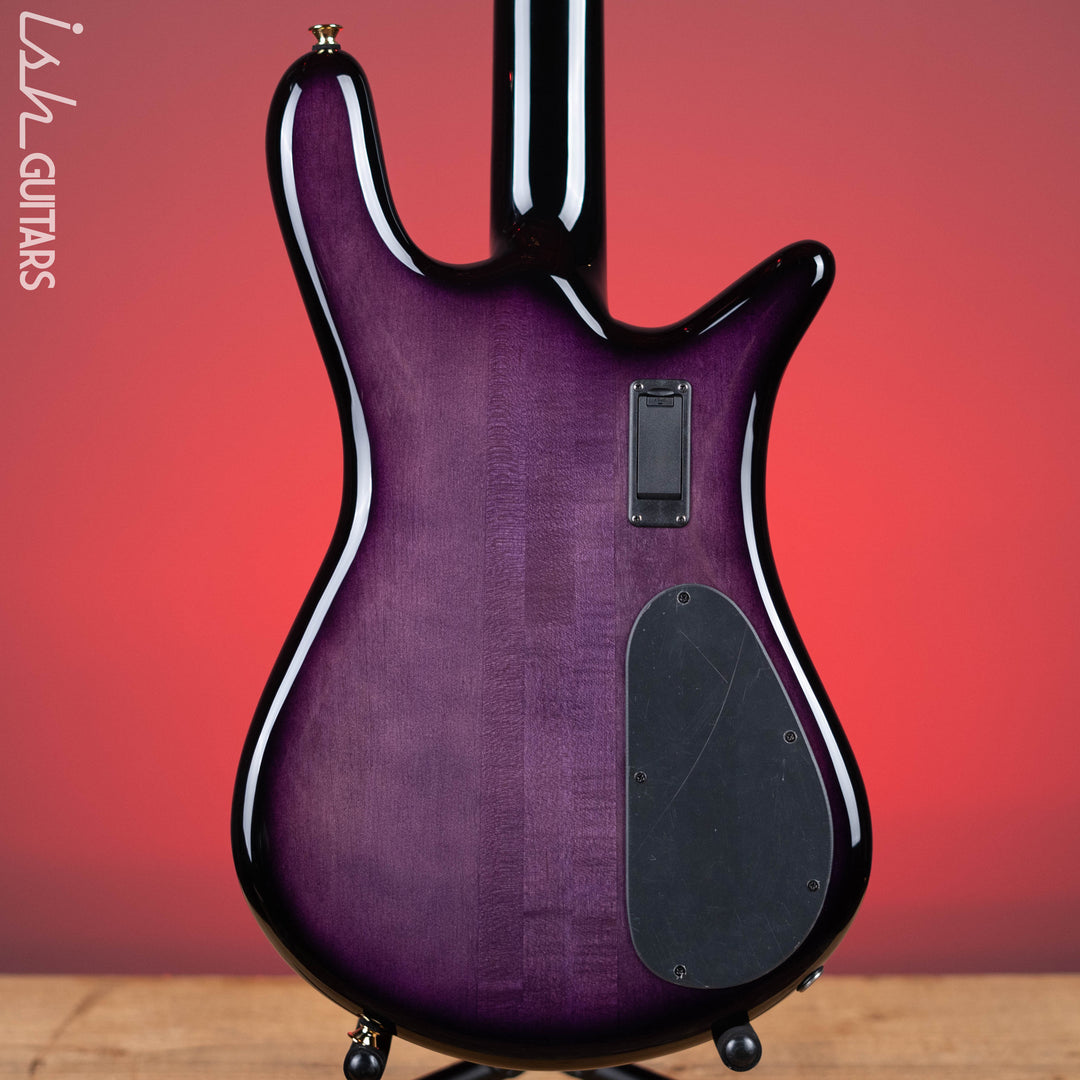 Spector Euro4 LT 4-String Bass Left Handed Violet Fade Gloss - Demo
