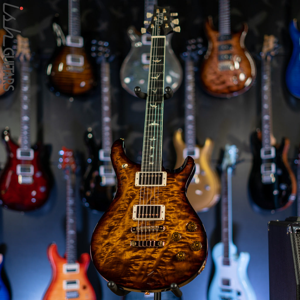 PRS McCarty 594 10 Top Quilt Black Gold Smoked Wrap