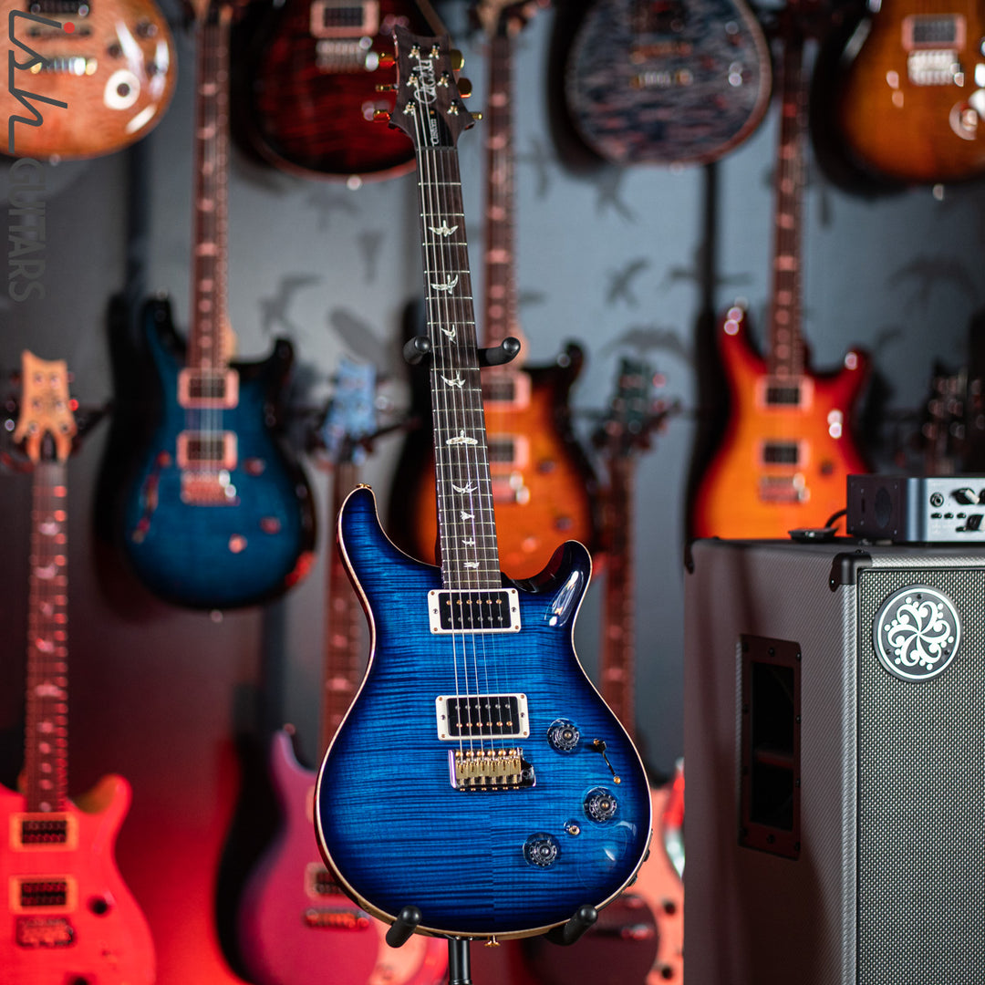 PRS Custom 22 Piezo Aquamarine Purple Burst 10 Top
