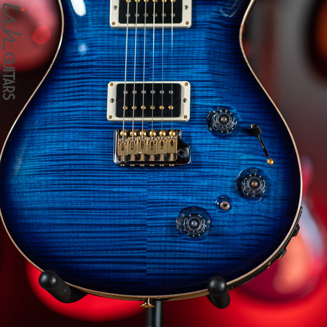 PRS Custom 22 Piezo Aquamarine Purple Burst 10 Top