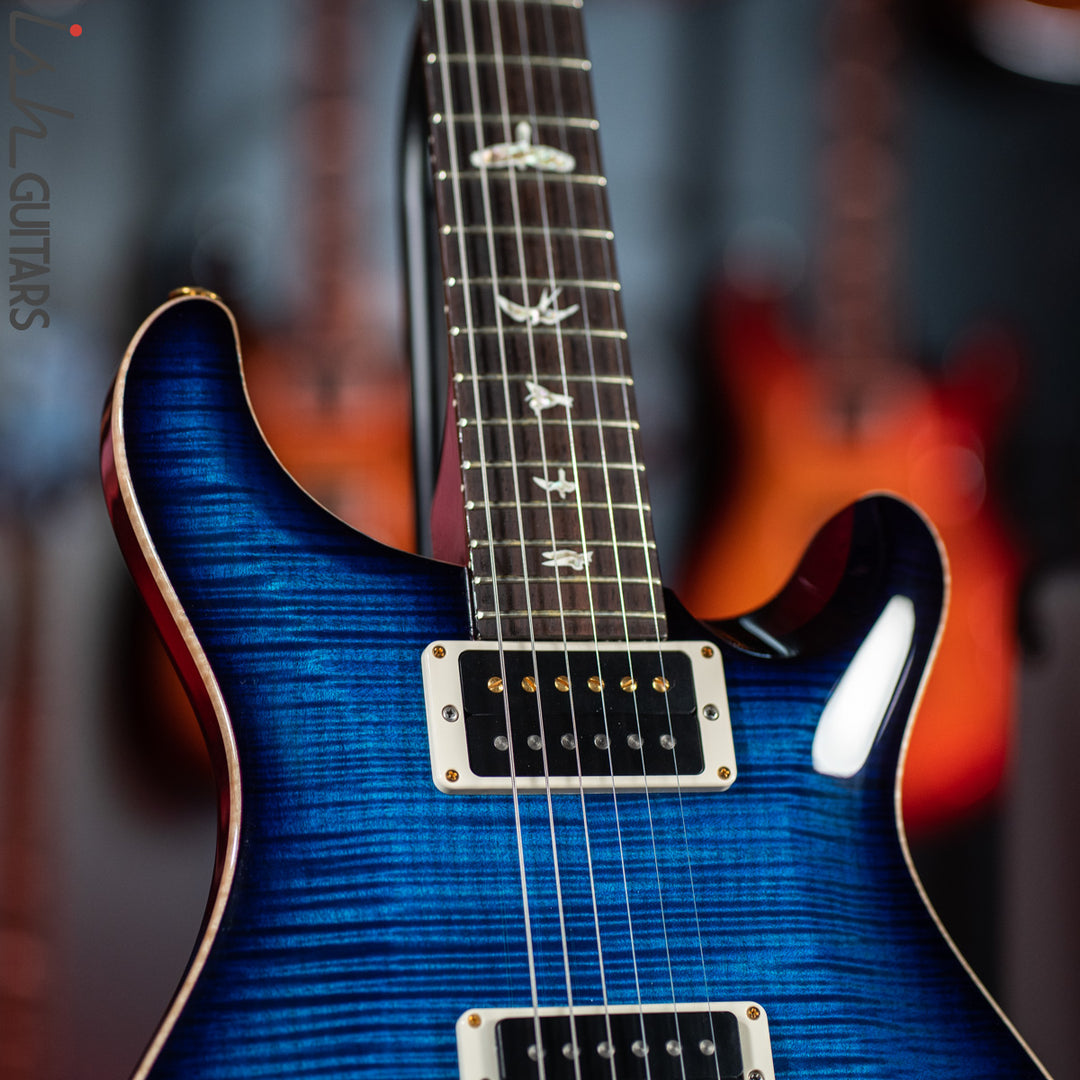 PRS Custom 22 Piezo Aquamarine Purple Burst 10 Top