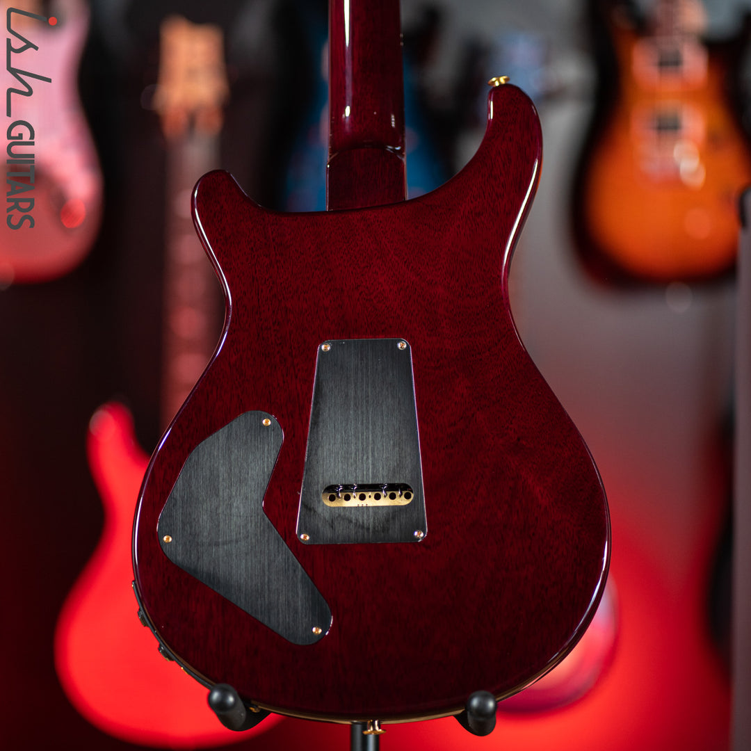 PRS Custom 22 Piezo Aquamarine Purple Burst 10 Top