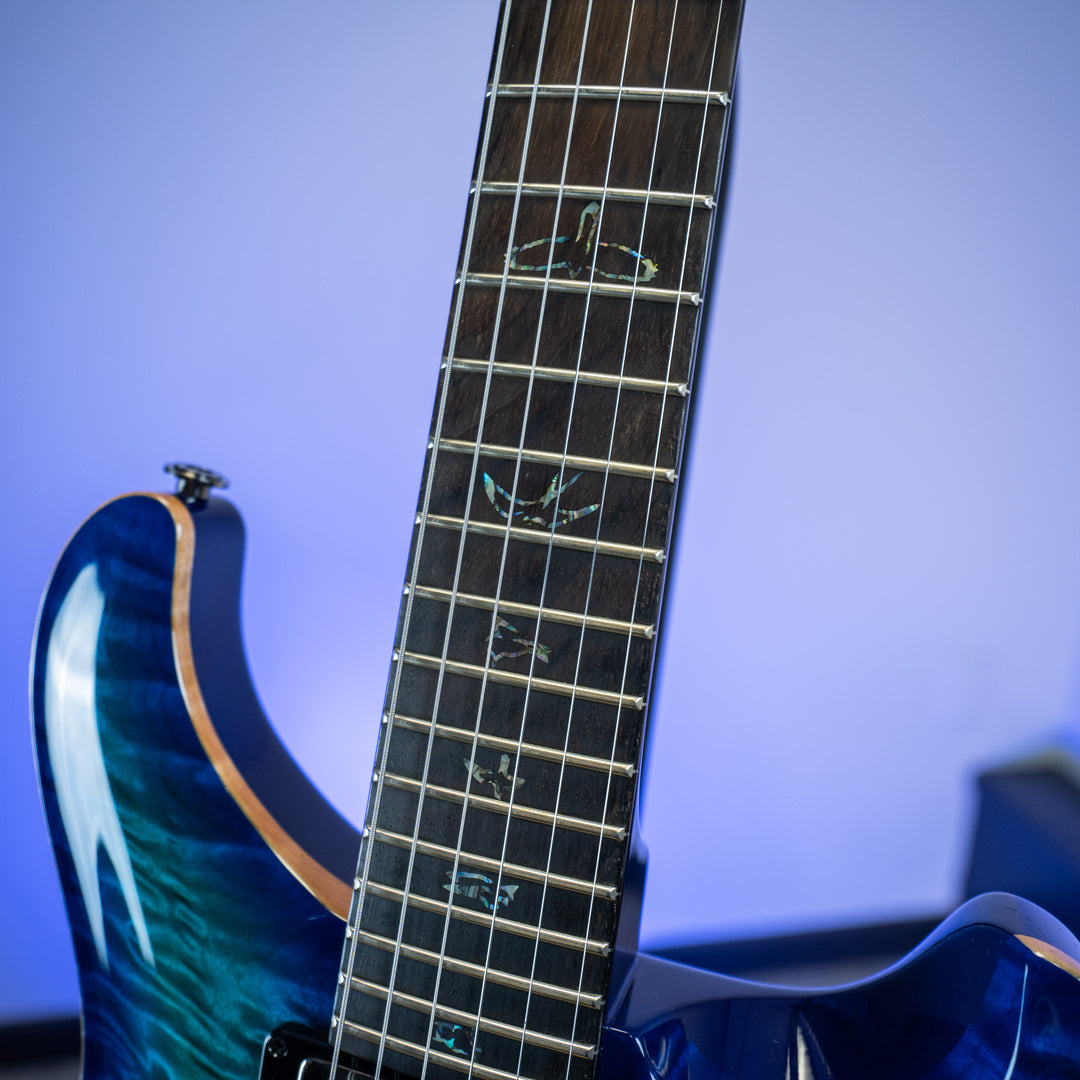 PRS Custom 24 Wood Library Makena Blue Brazilian Rosewood