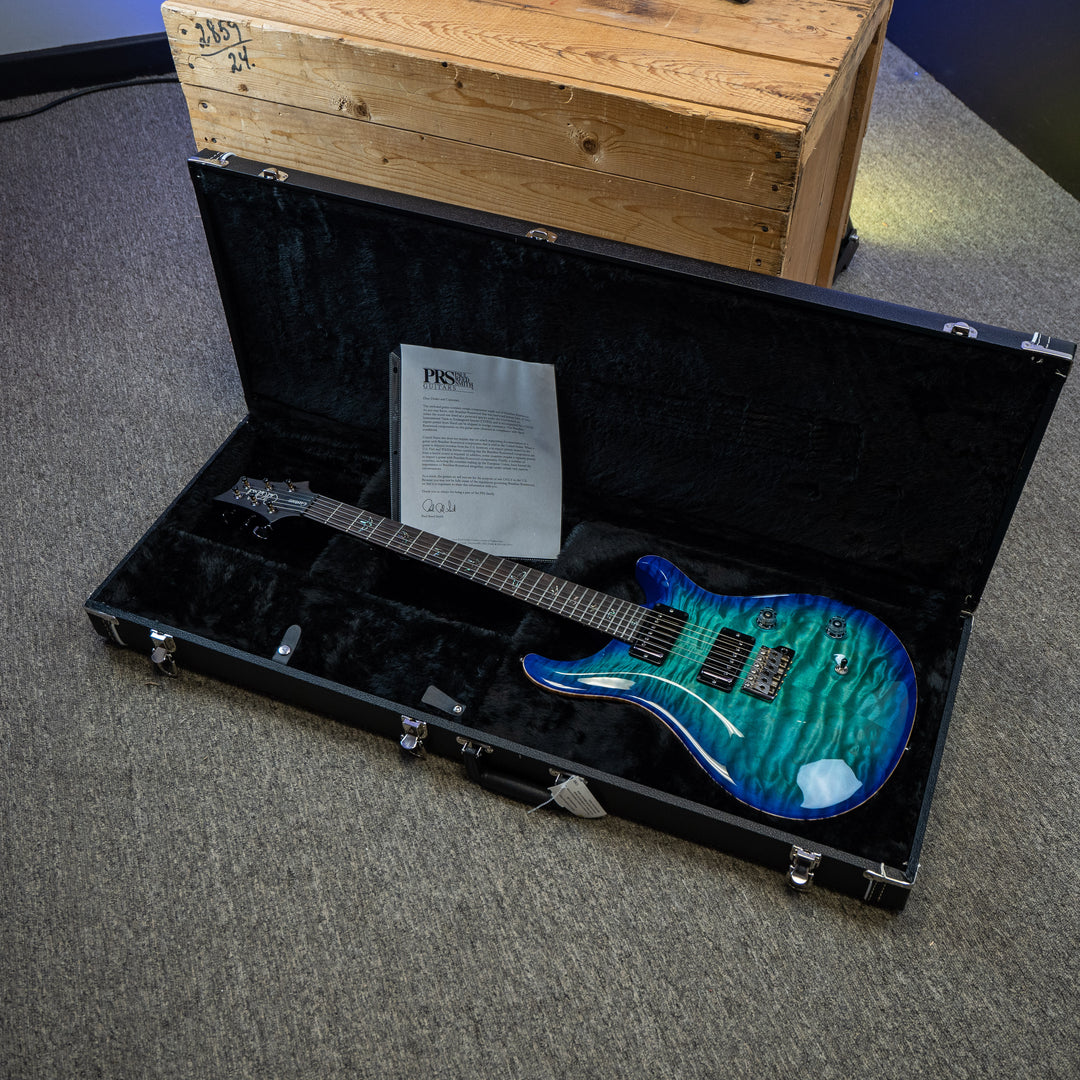 PRS Custom 24 Wood Library Makena Blue Brazilian Rosewood
