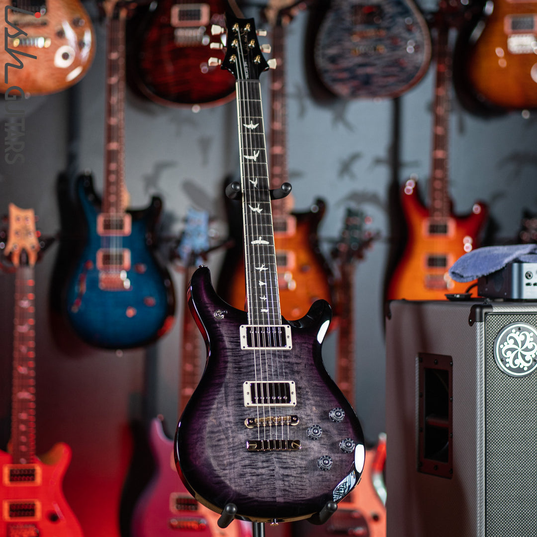 PRS S2 McCarty 594 Charcoal Purple Smokewrap Burst Custom Color