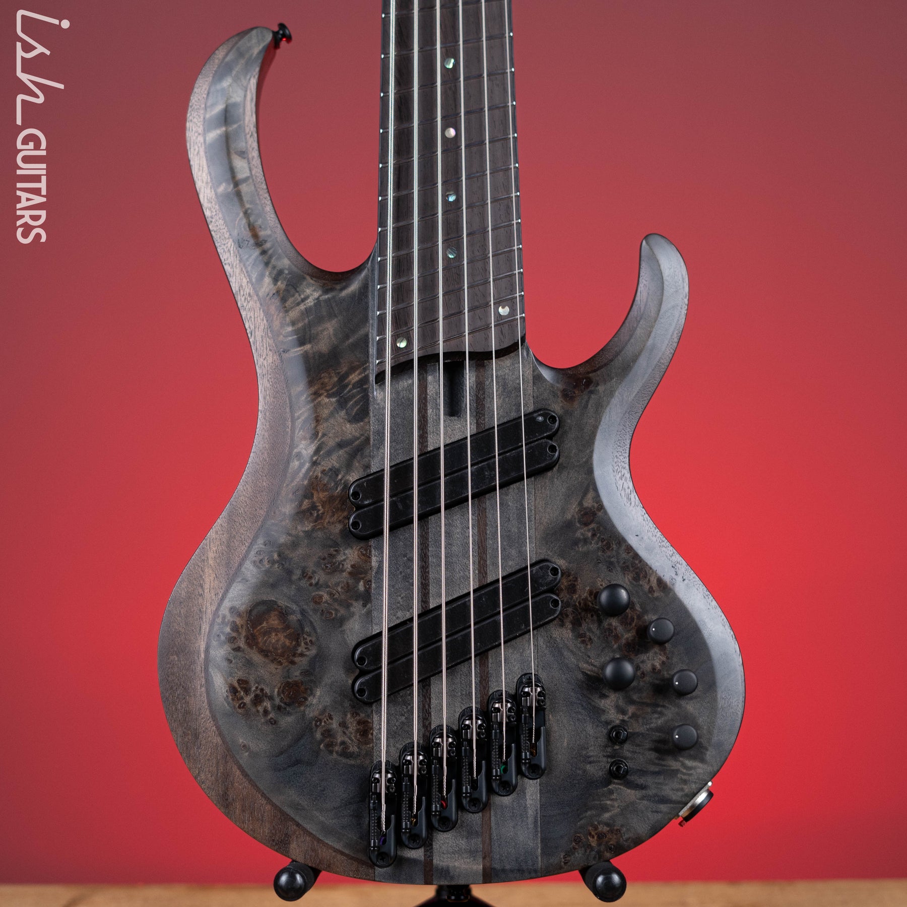 Ibanez BTB806MS Multi-Scale 6-String Bass Transparent Grey Flat