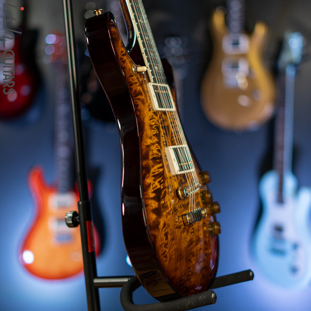 PRS McCarty 594 10 Top Quilt Black Gold Smoked Wrap