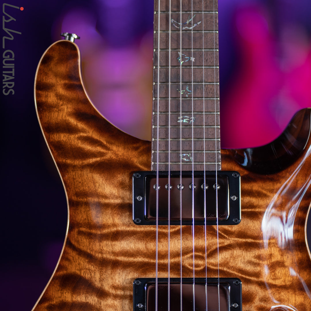 PRS Custom 24 Wood Library Copperhead Burst One Piece Quilt 10 Top