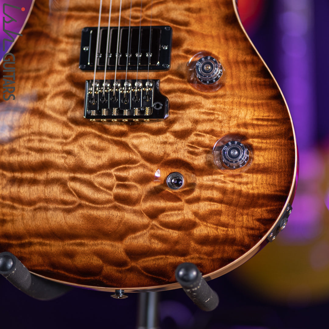 PRS Custom 24 Wood Library Copperhead Burst One Piece Quilt 10 Top