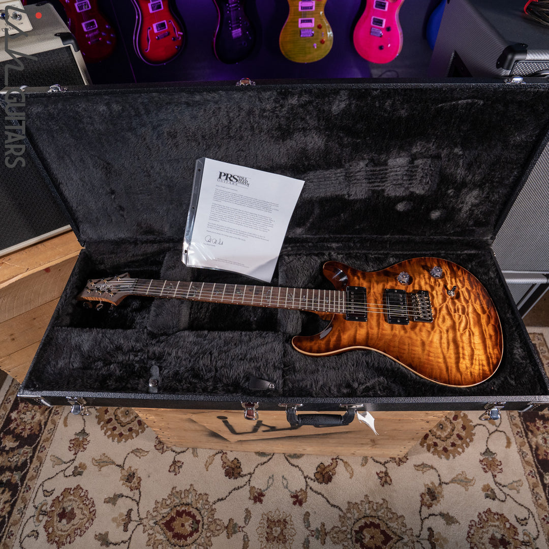 PRS Custom 24 Wood Library Copperhead Burst One Piece Quilt 10 Top