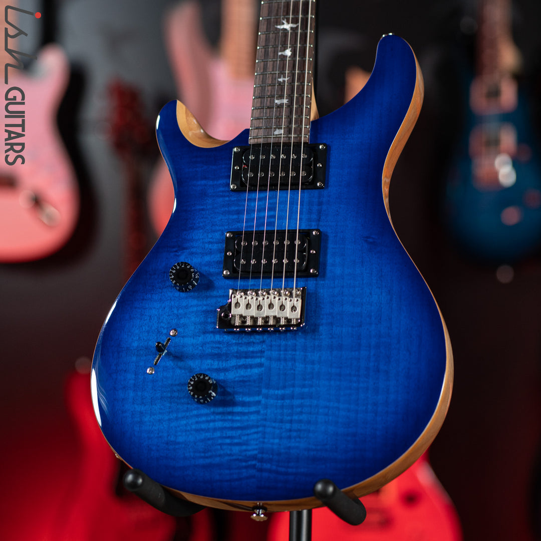 PRS SE Custom 24 Lefty Faded Blue Burst