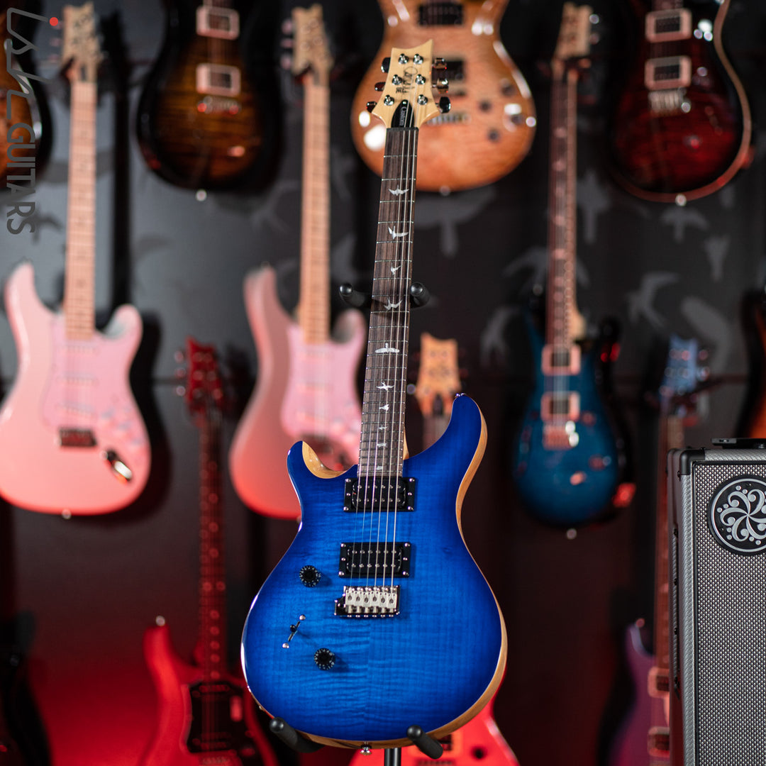 PRS SE Custom 24 Lefty Faded Blue Burst