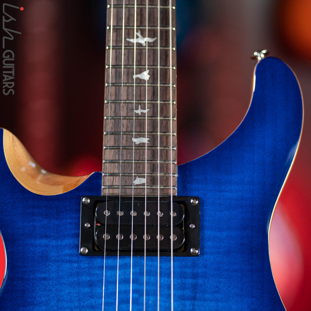 PRS SE Custom 24 Lefty Faded Blue Burst