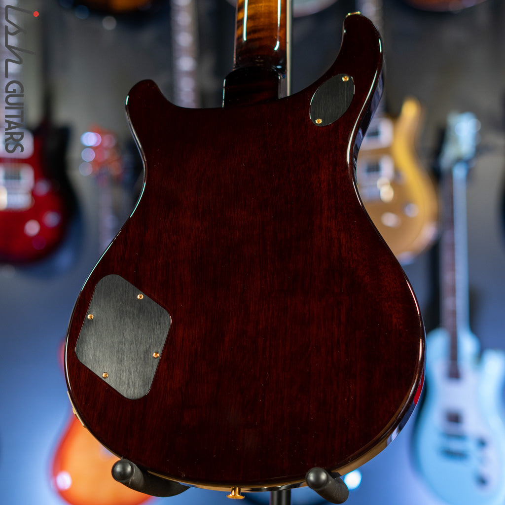 PRS McCarty 594 10 Top Quilt Black Gold Smoked Wrap