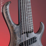 Ibanez BTB806MS Multi-Scale 6-String Bass Transparent Grey Flat Demo