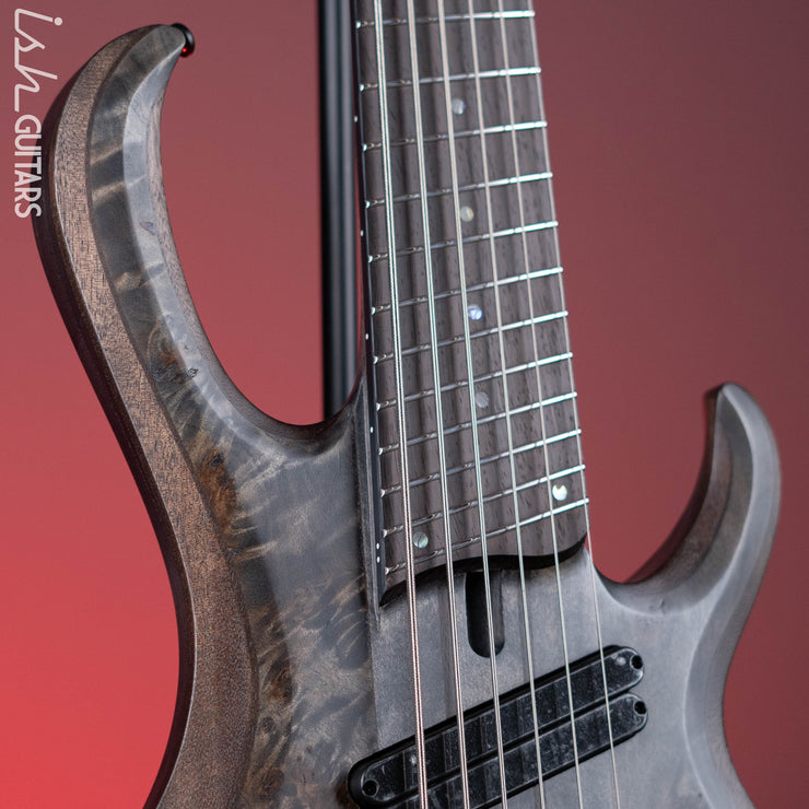 Ibanez BTB806MS Multi-Scale 6-String Bass Transparent Grey Flat Demo