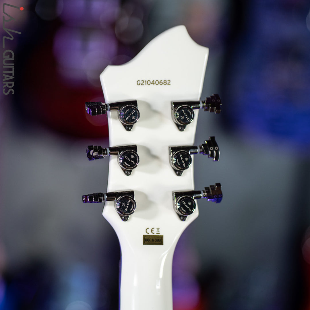 Hagstrom Fantomen Custom White Gloss Electric Guitar – Ish Guitars