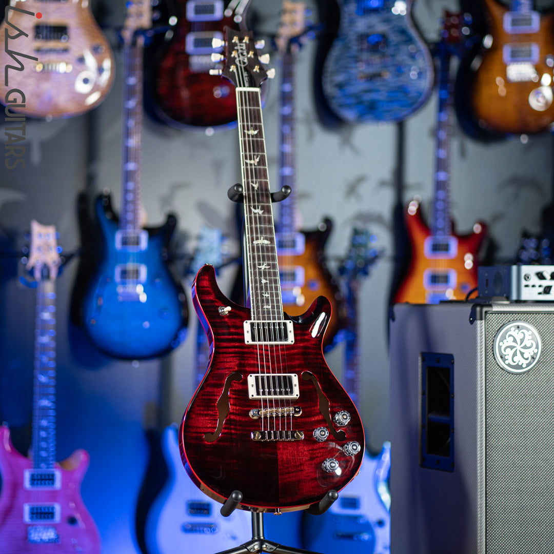 PRS McCarty 594 Hollowbody II Custom Color Fire Red Wrap
