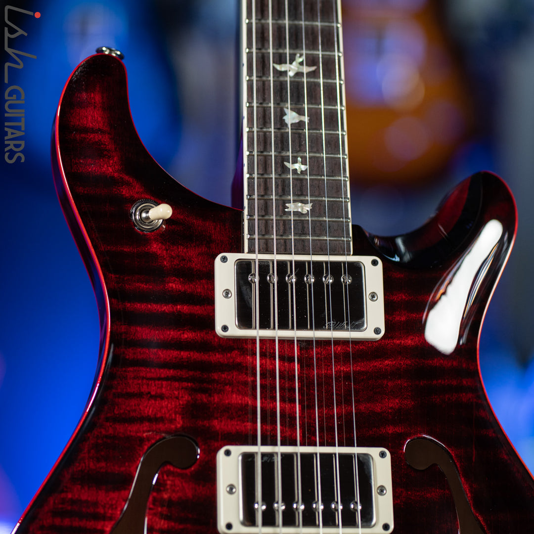 PRS McCarty 594 Hollowbody II Custom Color Fire Red Wrap