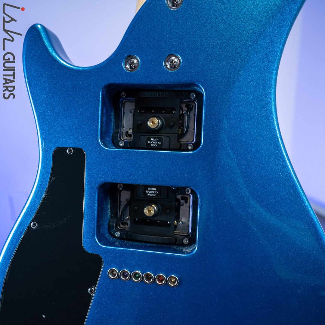 Trinity by Relish Metallic Blue w/ Extra Pickups