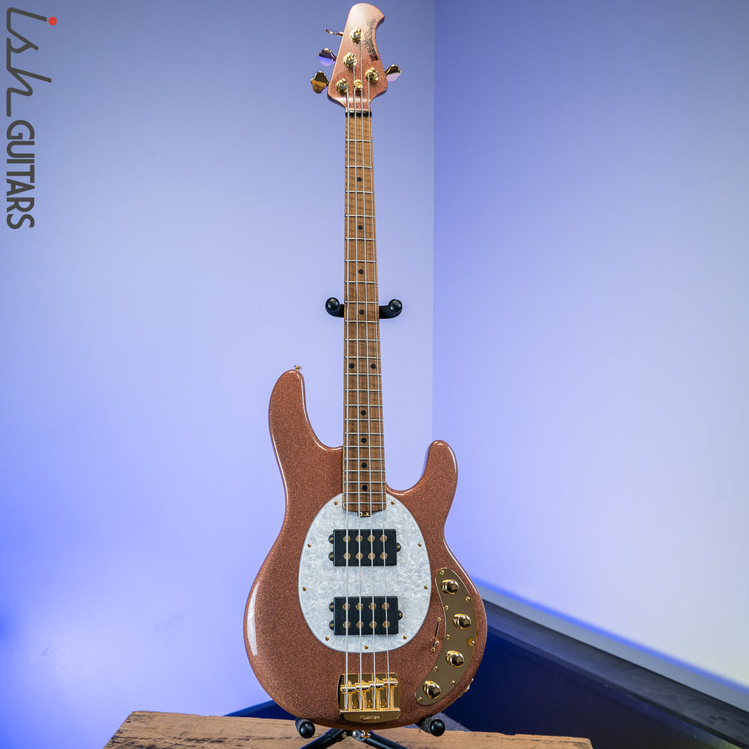 2020 Music Man Stingray HH BFR Pink Champagne Sparkle