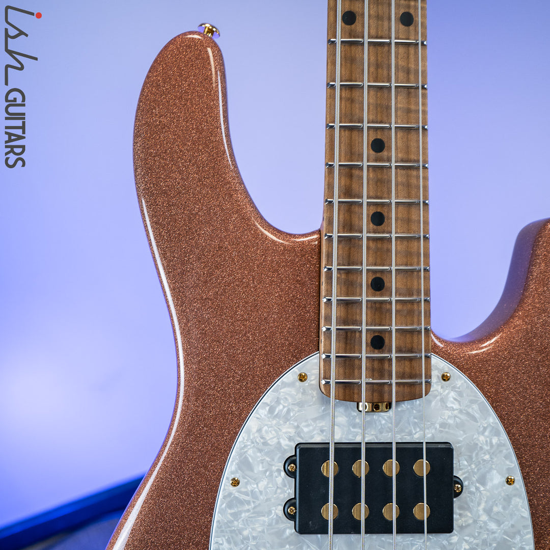 2020 Music Man Stingray HH BFR Pink Champagne Sparkle