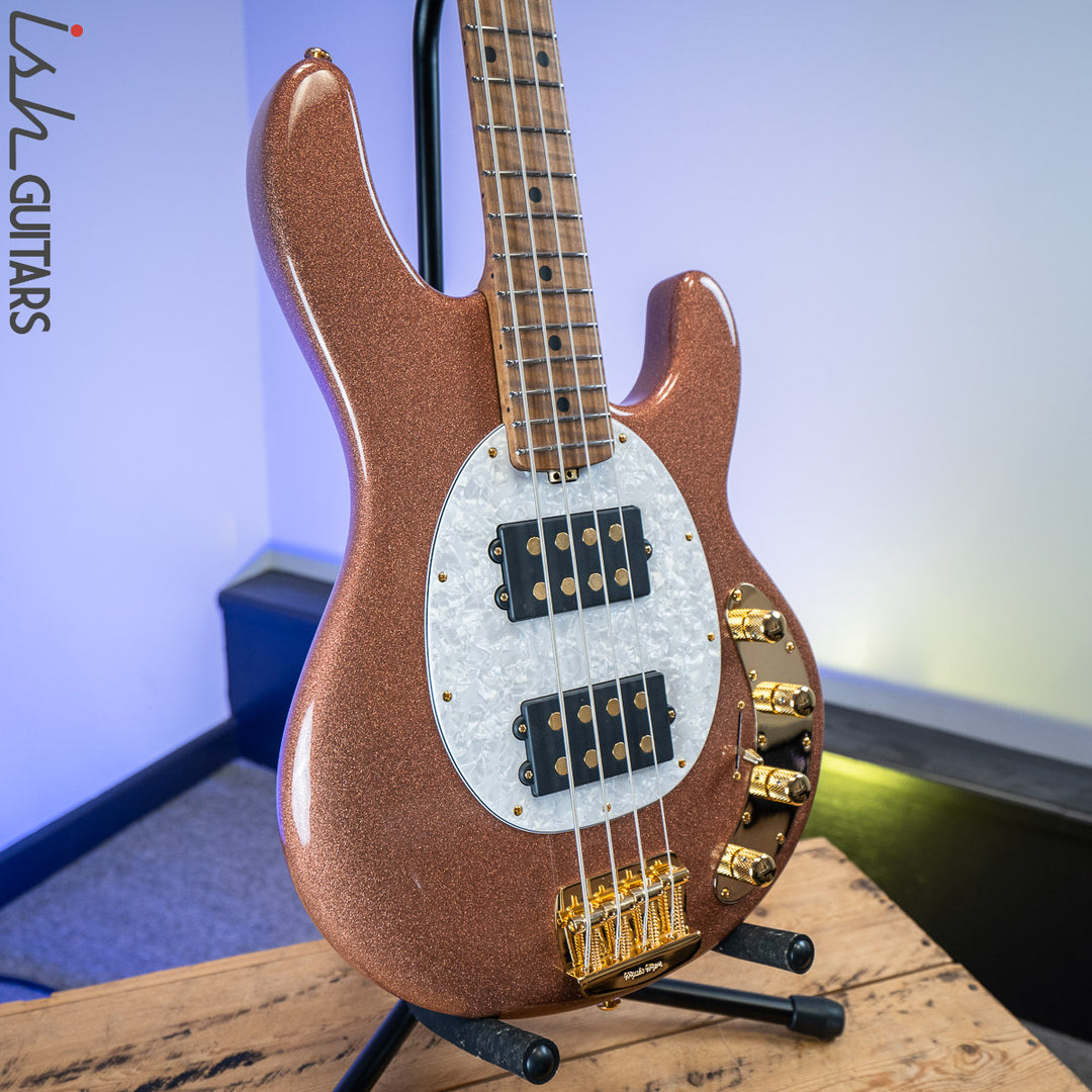 2020 Music Man Stingray HH BFR Pink Champagne Sparkle