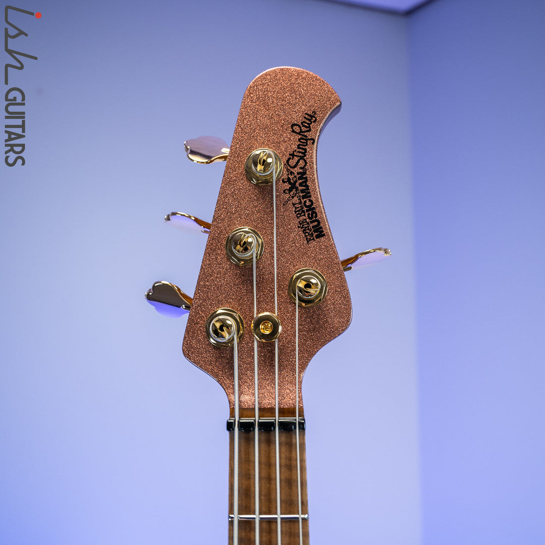 2020 Music Man Stingray HH BFR Pink Champagne Sparkle