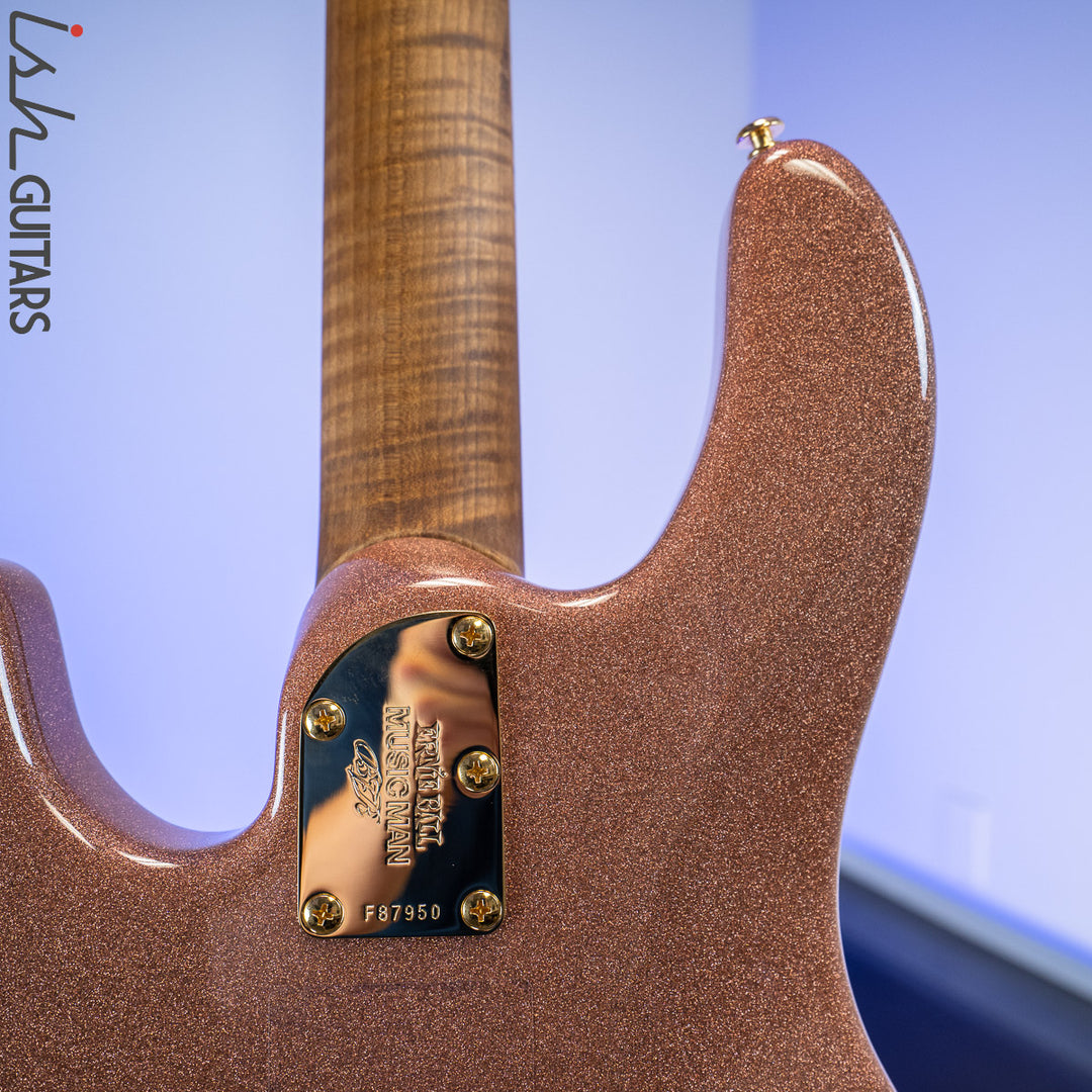 2020 Music Man Stingray HH BFR Pink Champagne Sparkle
