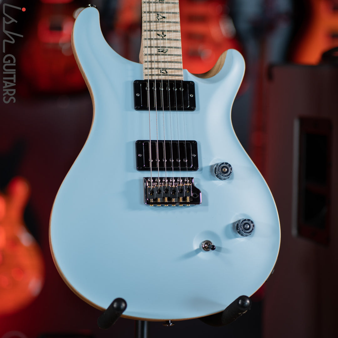 PRS Custom 24 Wood Library Powder Blue Opaque Satin