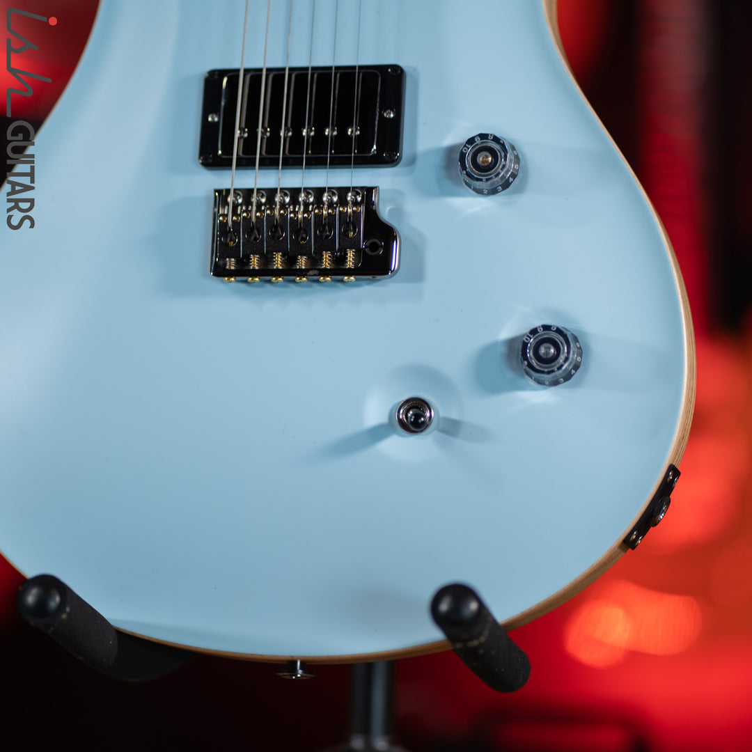 PRS Custom 24 Wood Library Powder Blue Opaque Satin