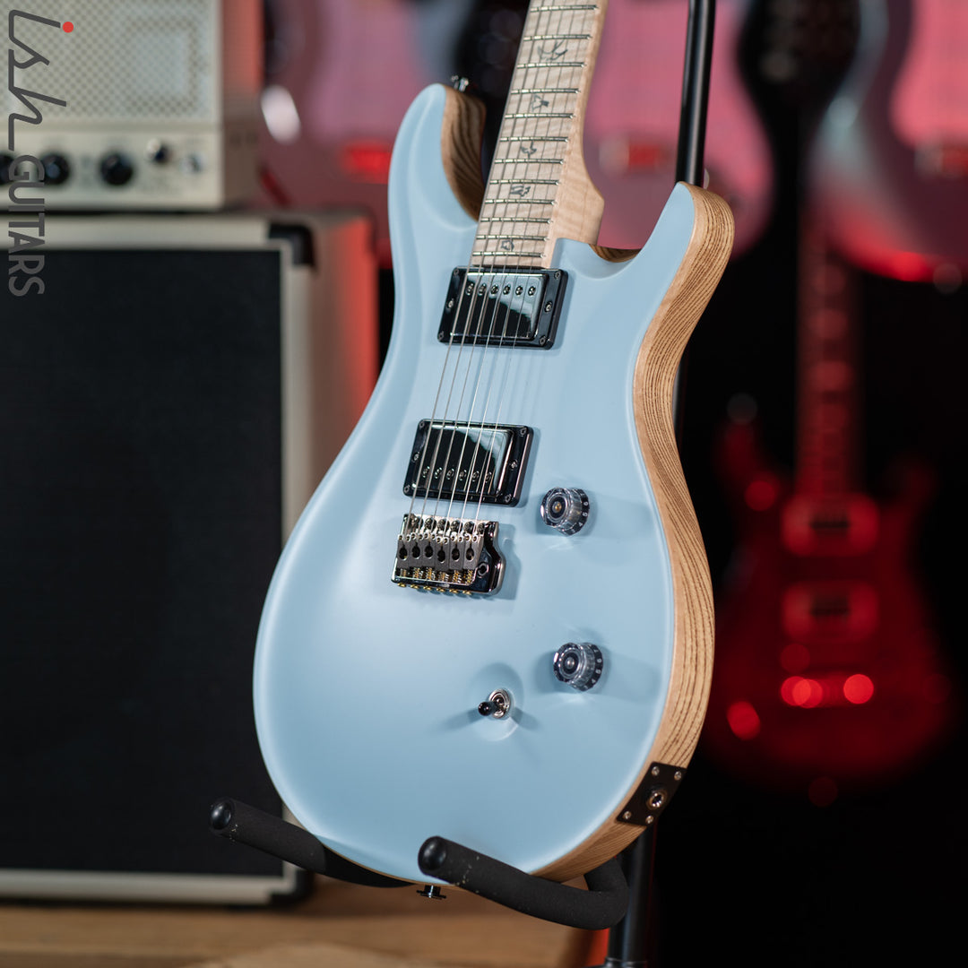 PRS Custom 24 Wood Library Powder Blue Opaque Satin