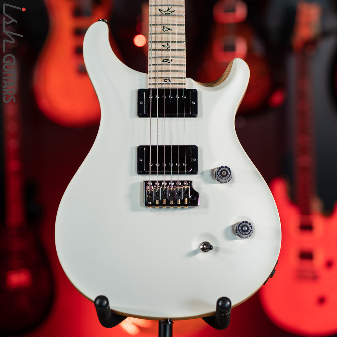PRS Custom 24 Wood Library Opaque Satin White
