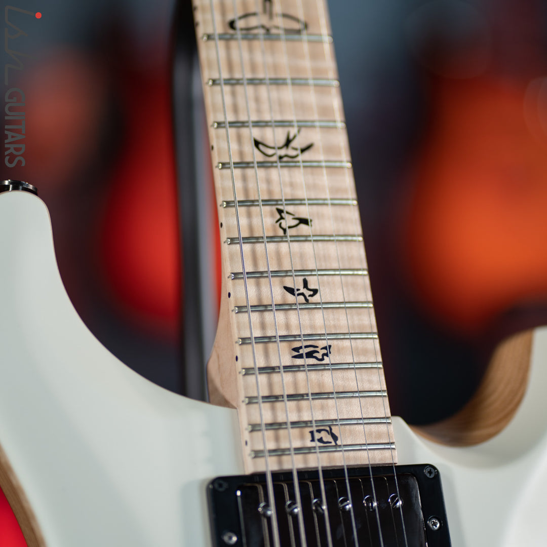 PRS Custom 24 Wood Library Opaque Satin White