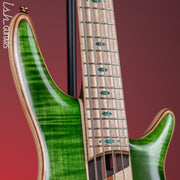 Ibanez Premium SR5FMDX 5-String Bass Emerald Green Low Gloss Demo