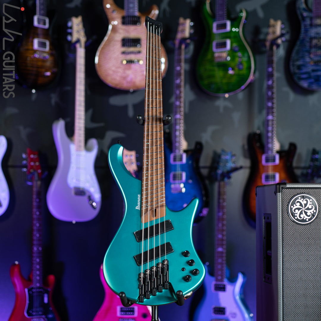 Ibanez EHB1005SMS 5-String Headless Bass Emerald Green Metallic Matte
