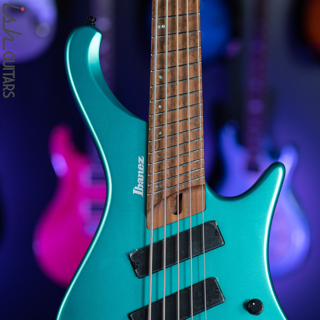 Ibanez EHB1005SMS 5-String Headless Bass Emerald Green Metallic Matte