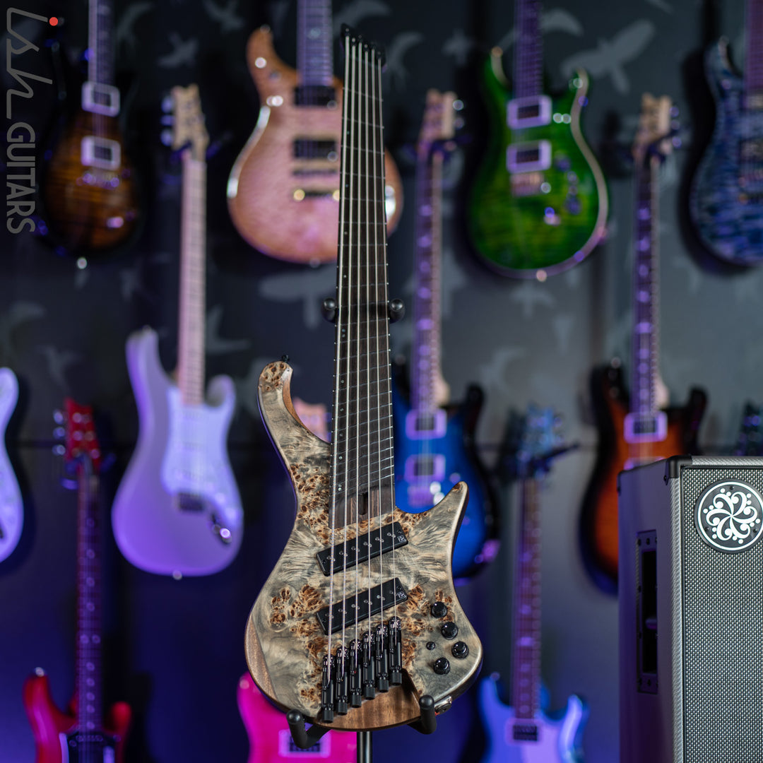 Ibanez EHB1506MS 6-String Headless Bass Black Ice Flat