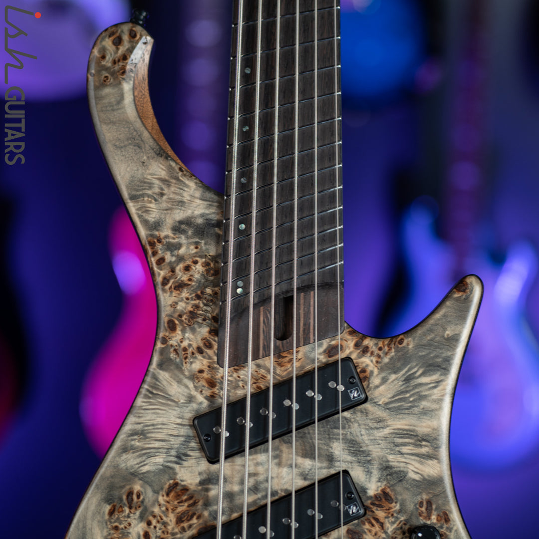 Ibanez EHB1506MS 6-String Headless Bass Black Ice Flat