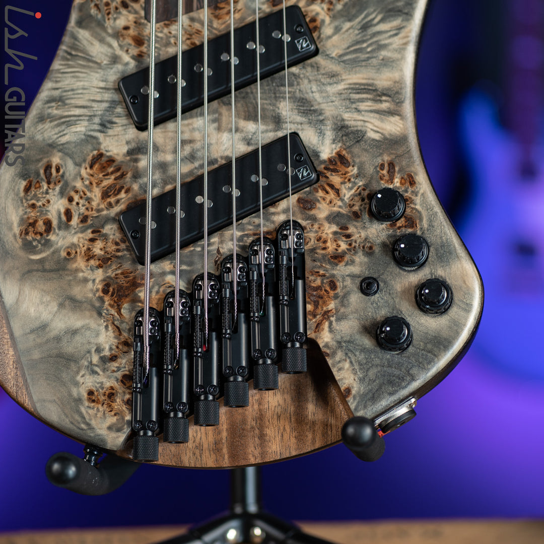 Ibanez EHB1506MS 6-String Headless Bass Black Ice Flat