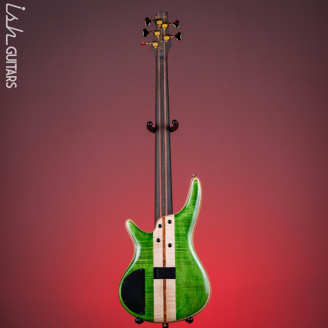 Ibanez Premium SR5FMDX 5-String Bass Emerald Green Low Gloss Demo